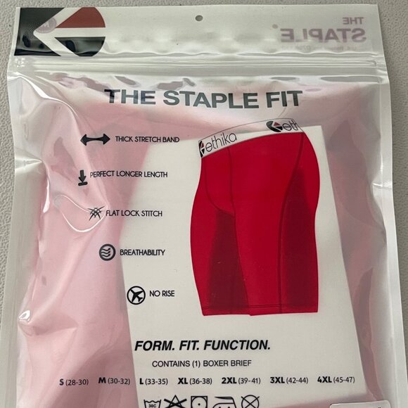 Ethika Men's Medium Staple Fit Boxer Briefs Hazzzy Holiday, Winter, Snowy - Picture 3 of 3